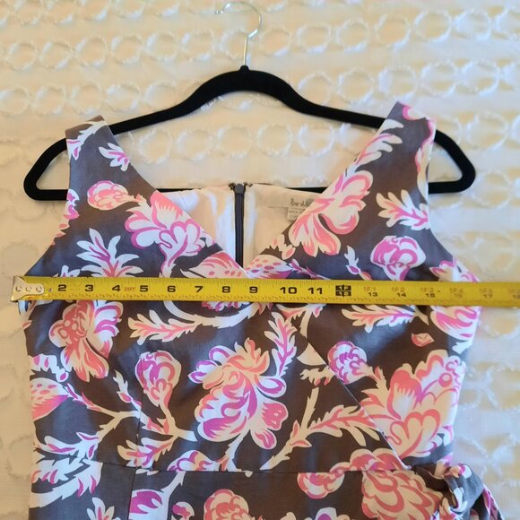Boden Cotton/Linen Faux Wrap Sleeveless Dress, Size 4R - Picture 12 of 12